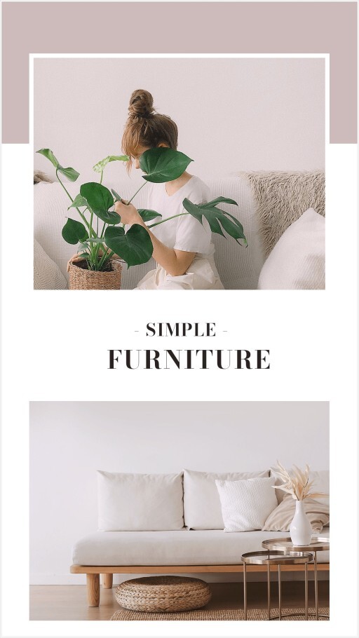 文艺休闲娱乐好物种草拼图模板