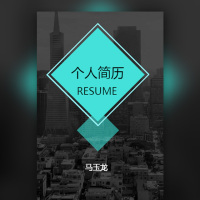 互联网风格个人简历