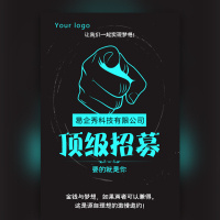 各行各业扁平化励志招聘