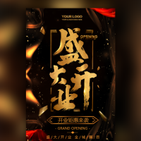 高端盛大开业开业促销活动